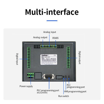 Степер CNC Servo Brushless Pwm Двойной Двигатель скорости HMI PLC Комбо Программируемый логический контроллер