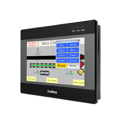 Программируемый логический контроллер PLC интегрированный HMI сенсорный экран поддержка протоколов связи I / O для промышленности