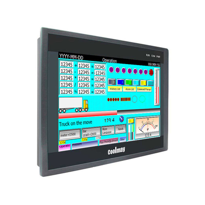1024x600 Pixels HMI PLC All In One 10.1" TFT Touch Screen HMI With PLC